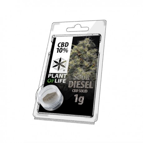 Résine CBD SOUR DIESEL 10% 1G Plant of Life